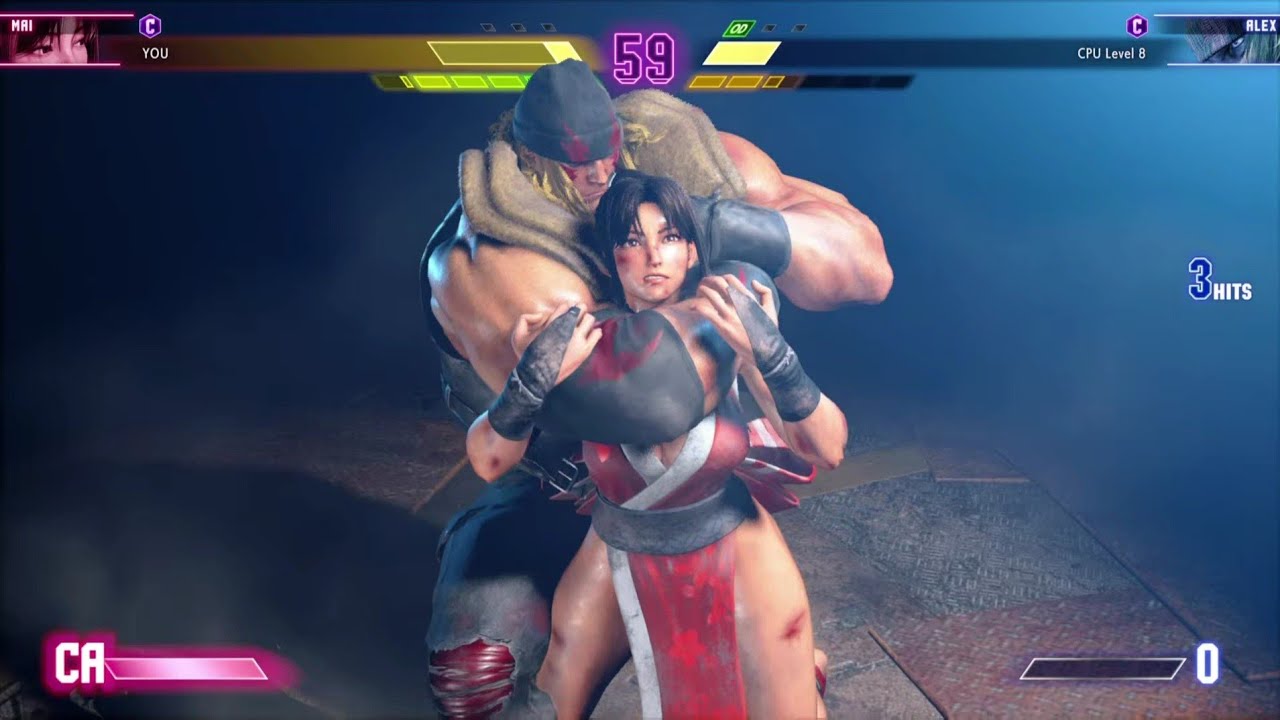 不知火舞vsアレックス　ストリートファイター6　リョナ　Street Fighter 6　Mai Shiranui　スト6　Ryona