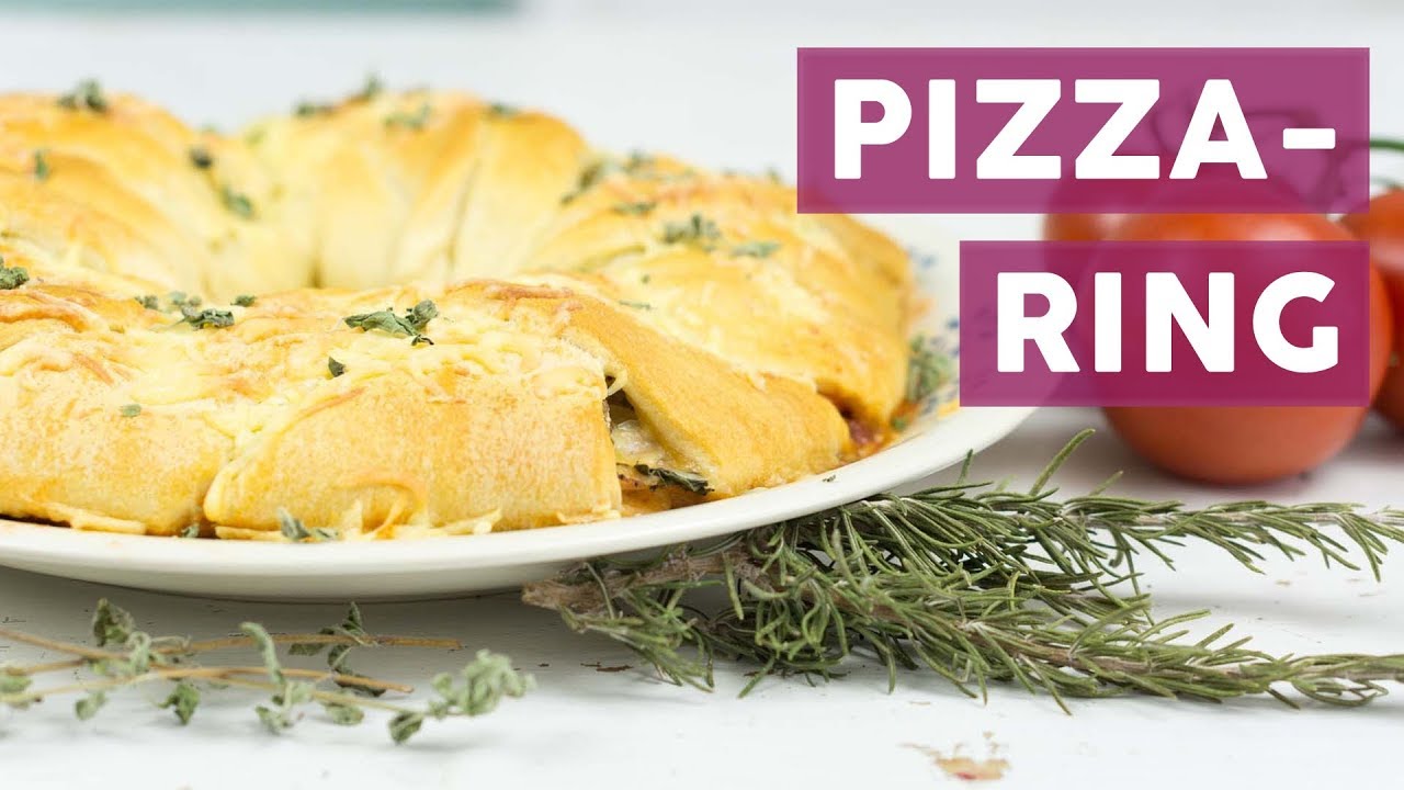 Pizza mal anders! So einfach macht ihr den Pizzaring.