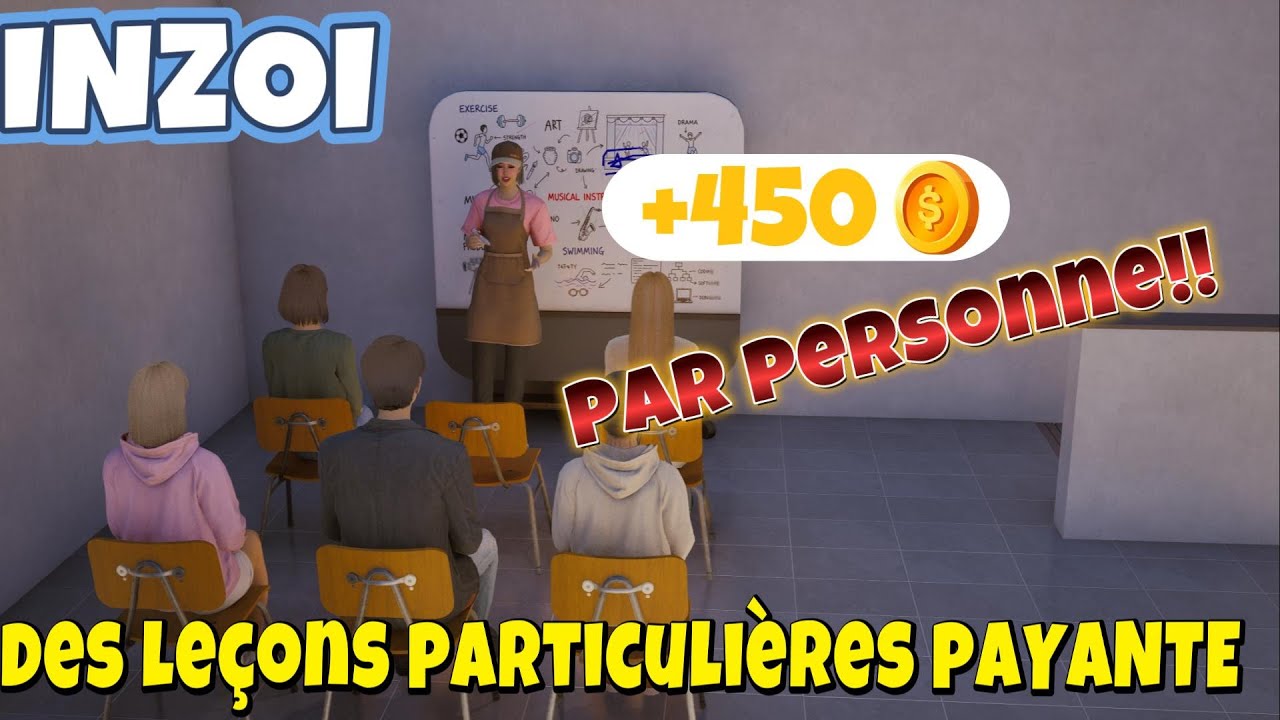 Let's play [INZOI NOEL]  D&eacute;fis ? Proposer des le&ccedil;ons particuli&egrave;res r&eacute;mun&eacute;r&eacute;es!!#13