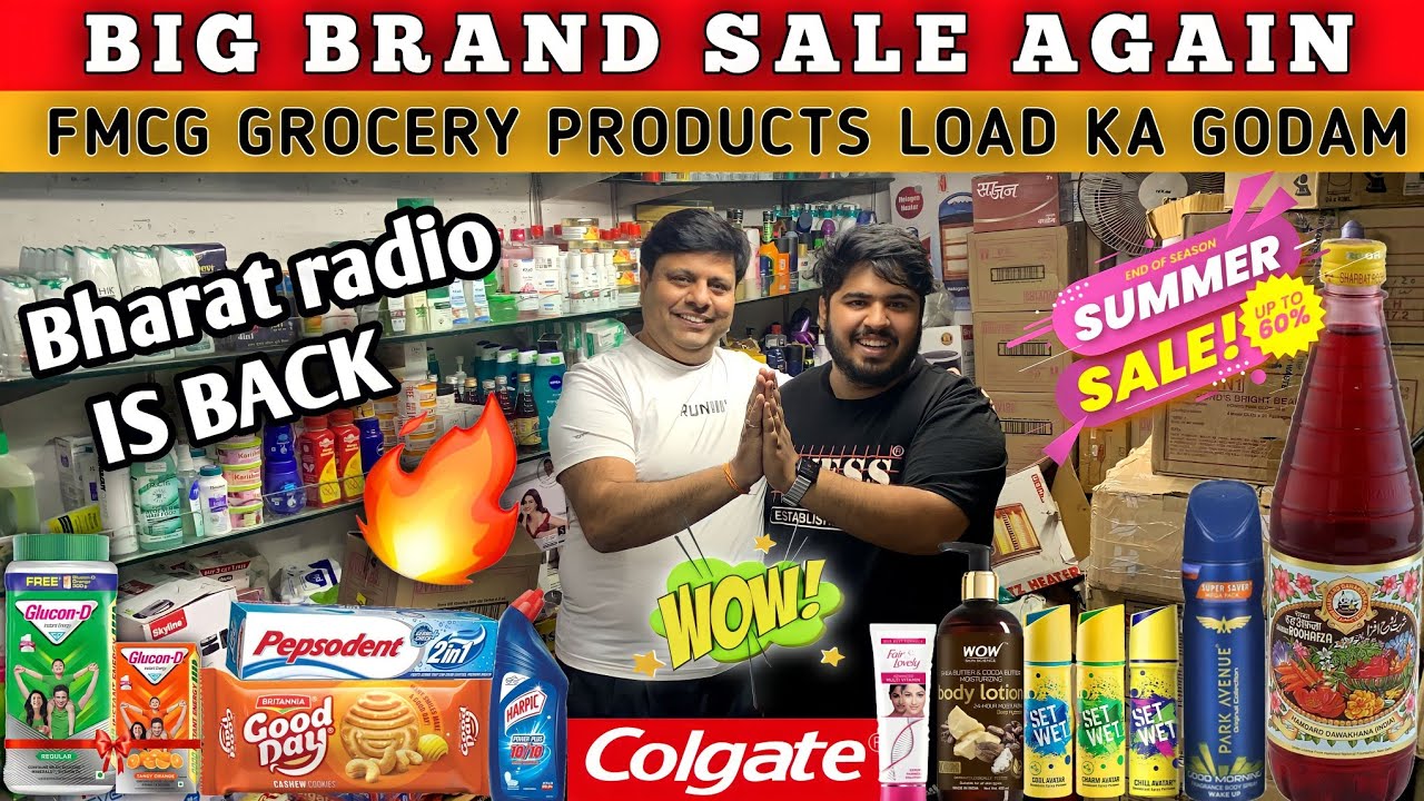 90% FMCG Grocery products Big Brands sale is back Amazing Offers  from #Bharat Radio #Wholesale