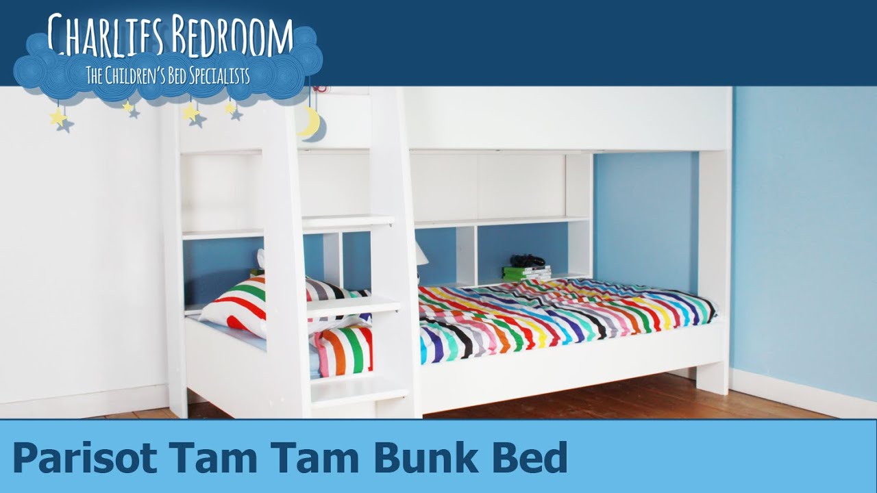 Parisot Tam Tam White Bunk Bed - Charlies Bedroom