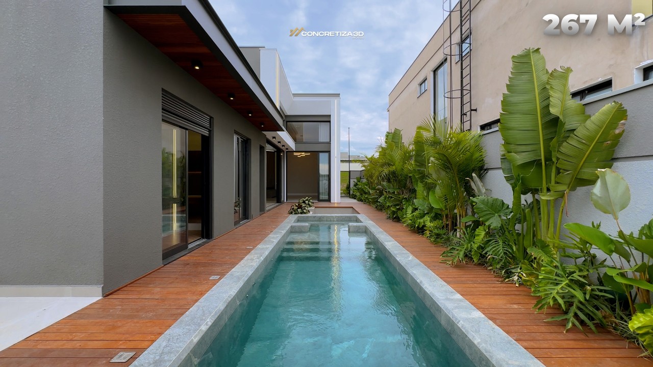 CASA T&Eacute;RREA DE LUXO NO CONDOM&Iacute;NIO VILLA DOS PINHERIOS! 3 SU&Iacute;TES, ESCRIT&Oacute;RIO E UMA PISCINA INCR&Iacute;VEL!