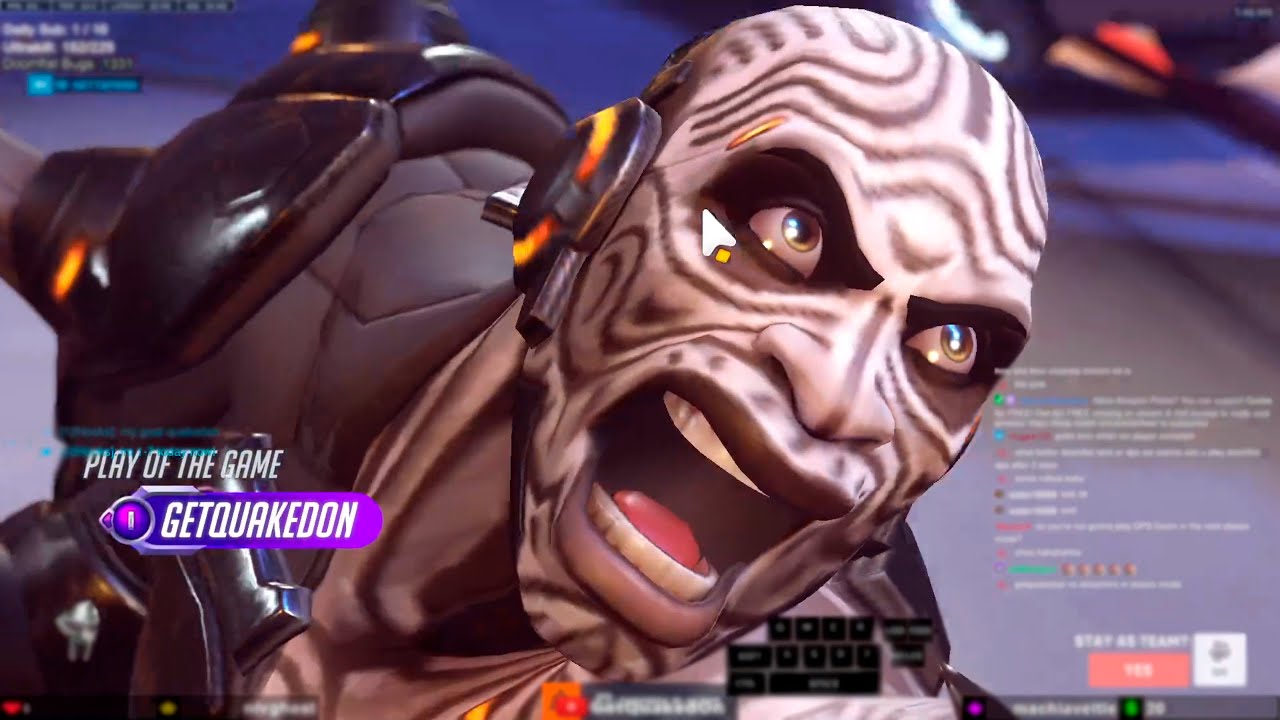GETQUAKEDON - POTG - DOOMFIST GAMEPLAY  - OVERWATCH 2 SEASON 14