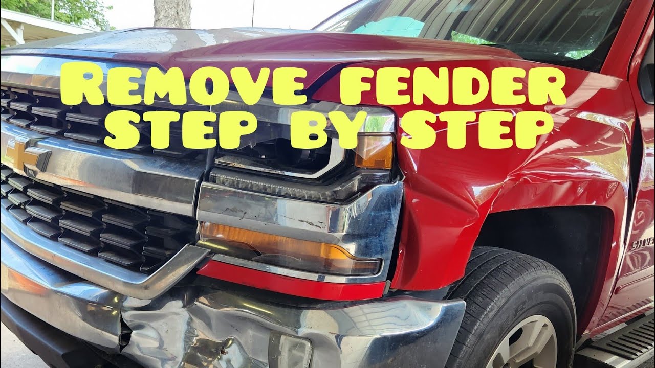 2016 Chevy Silverdado How to remove fenders