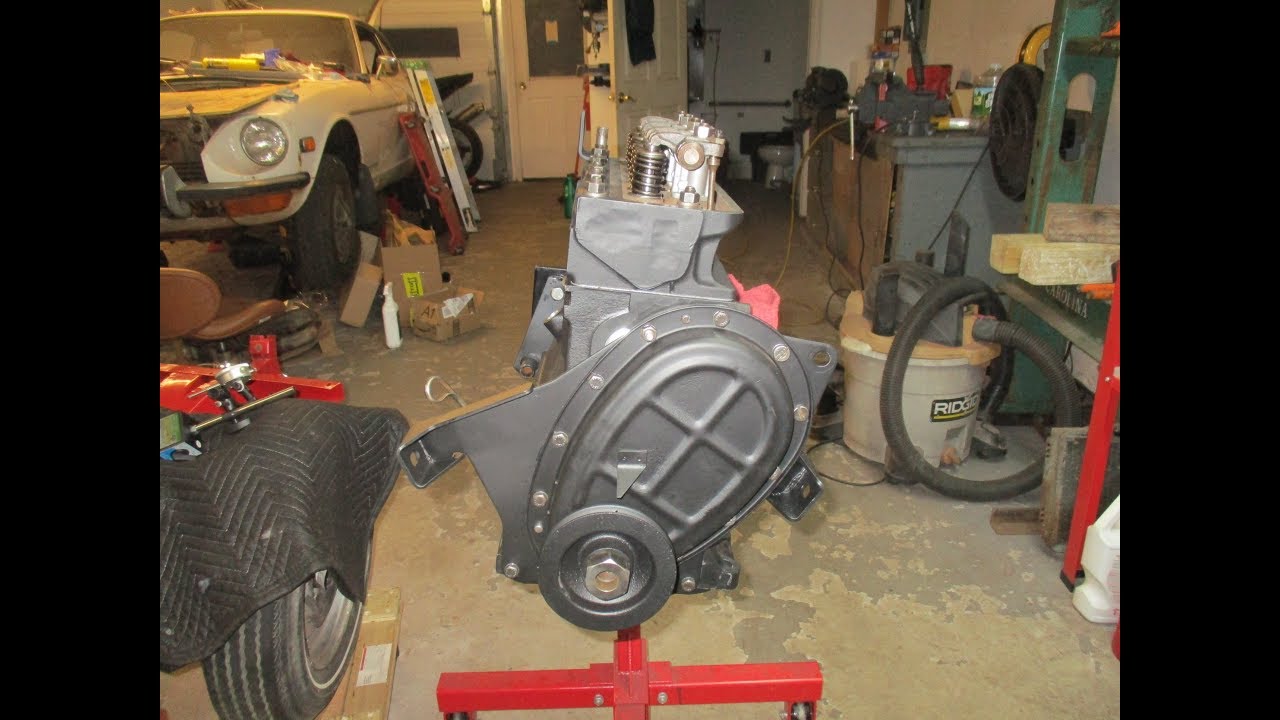 Triumph Spitfire Engine Rebuild #6 - Timing Chain Cover