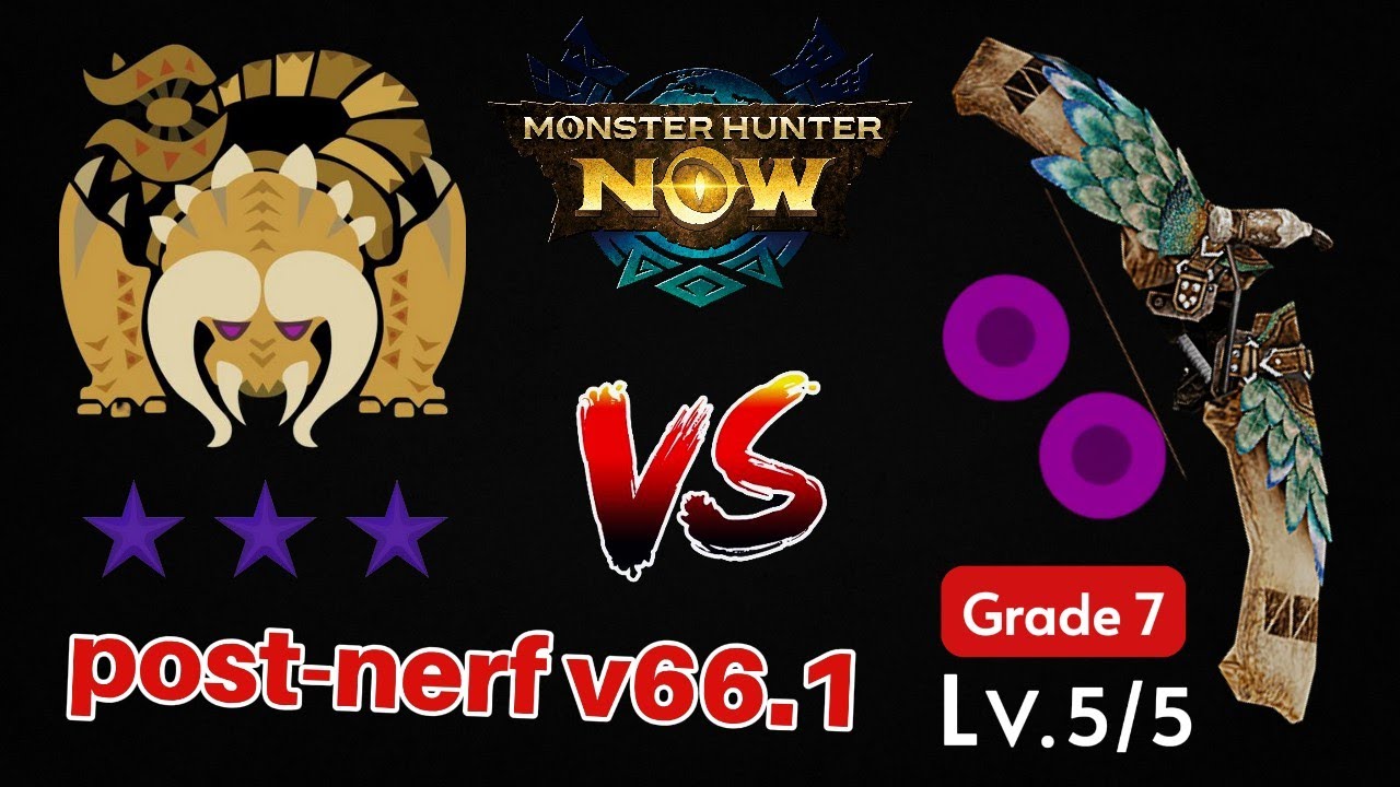 Diablos 8* VS. 7-5 Pukei Bow (post-nerf v66.1)