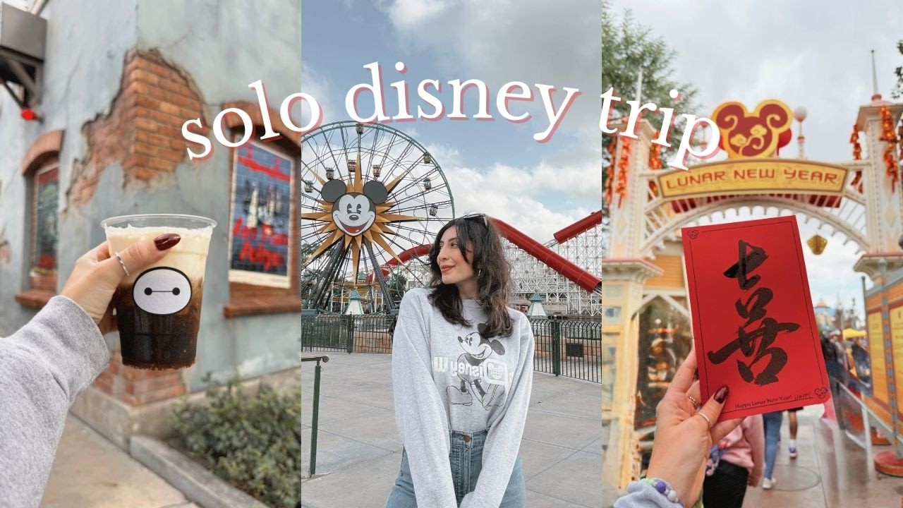 SOLO DISNEY TRIP ✨ Trying Lunar New Year New Snacks, Merch, Live Entertainment, Mulan Procession