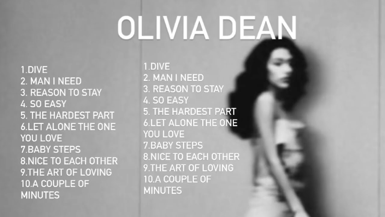 OLIVIA DEAN SONGS PLAYLIST #songplaylist #album #olivia #music #fyp #foryoypage 
