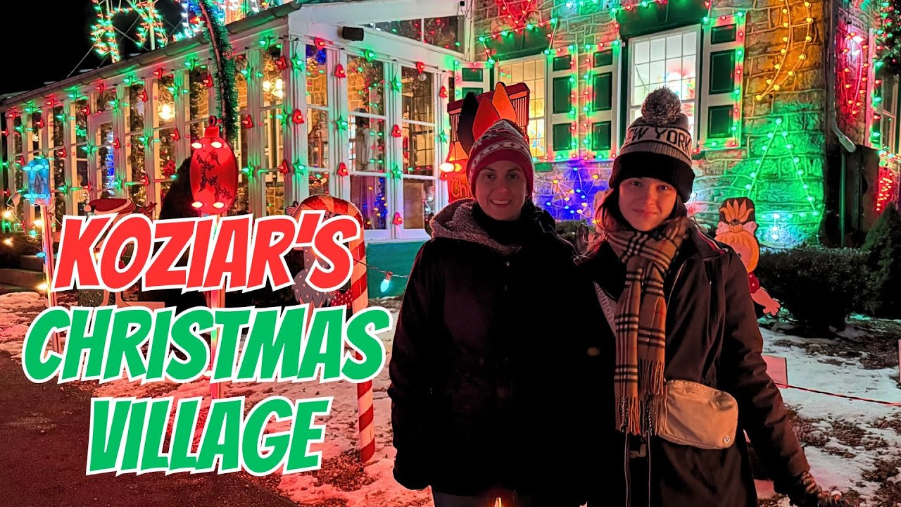 We visited America's #1 Outdoor Christmas Display (Koziar's Christmas Village) 🎄✨