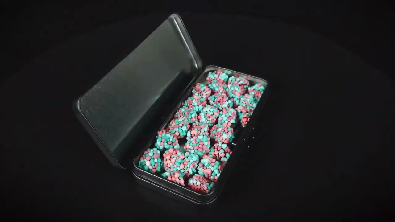 Custom Large Black Tin by Biohazard Inc