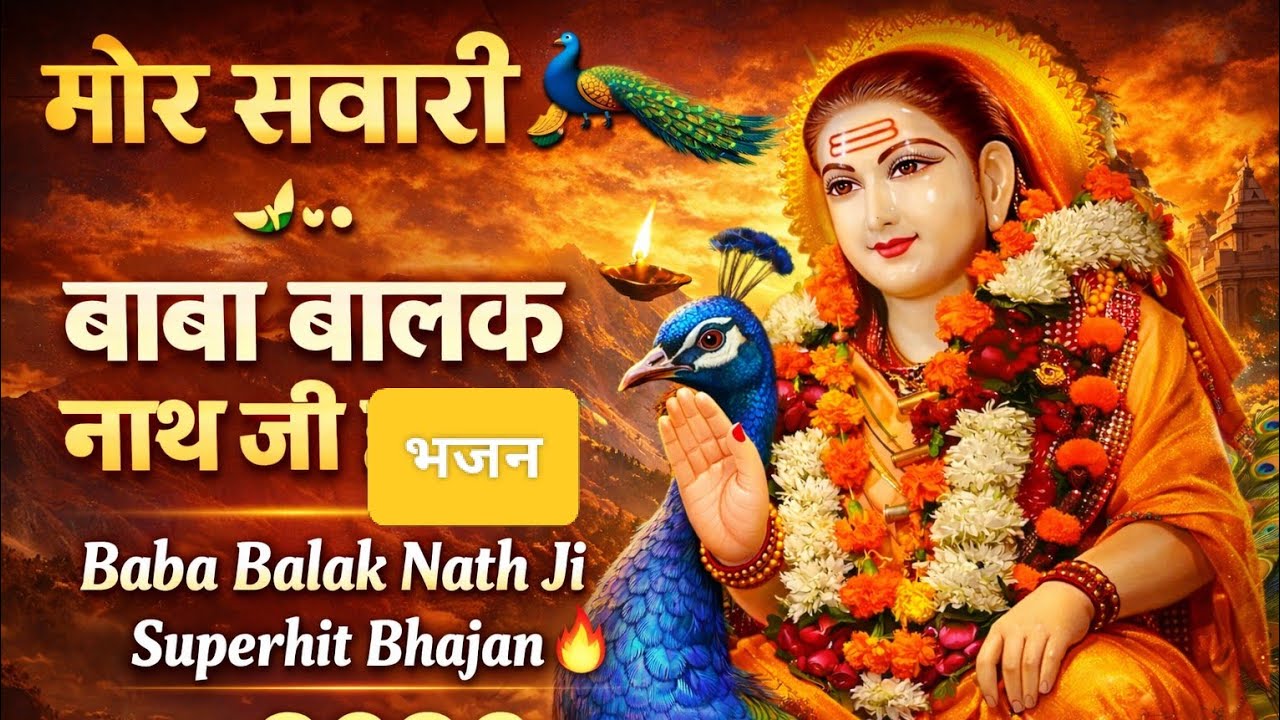 मोर सवारी 🦚।। ਬਾਬਾ ਬਾਲਕ ਨਾਥ ਜੀ ਭਜਨ ll Baba Balak Nath Ji Superhit Bhajan 🔥 ll New bhajan 2026 ll