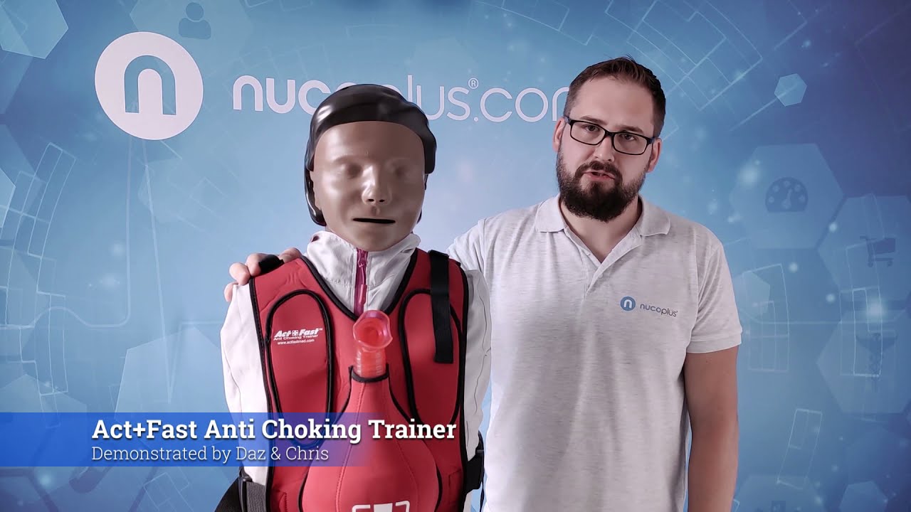 Act+Fast Anti Choking Trainer Vest Demonstration and Unboxing - NucoPlus