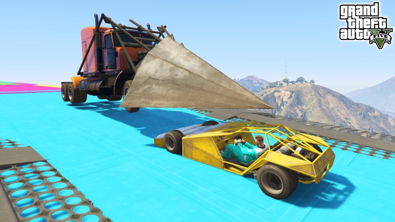 Cars Vs Cars 927.282% People Break Their Head After This Race in GTA 5!