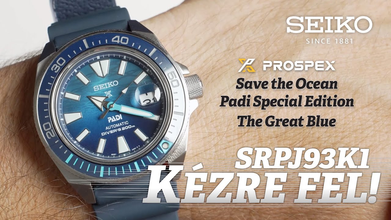 Kézre Fel! - Seiko Prospex Save The Ocean Great Blue Samurai - SRPJ93K1