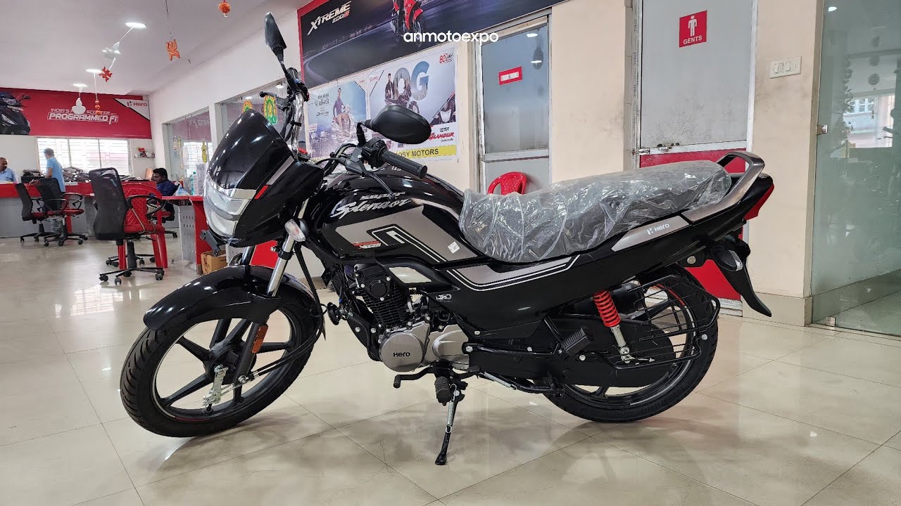2025 New Hero Super Splendor Xtec 125 Black Colour Base Model | #anmotoexpo