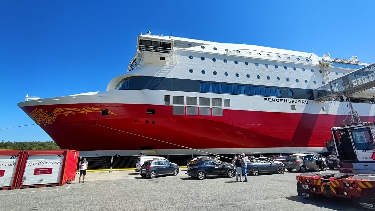 MS BERGENSFJORD, Langesund to Hirtshals trip with Fjordline