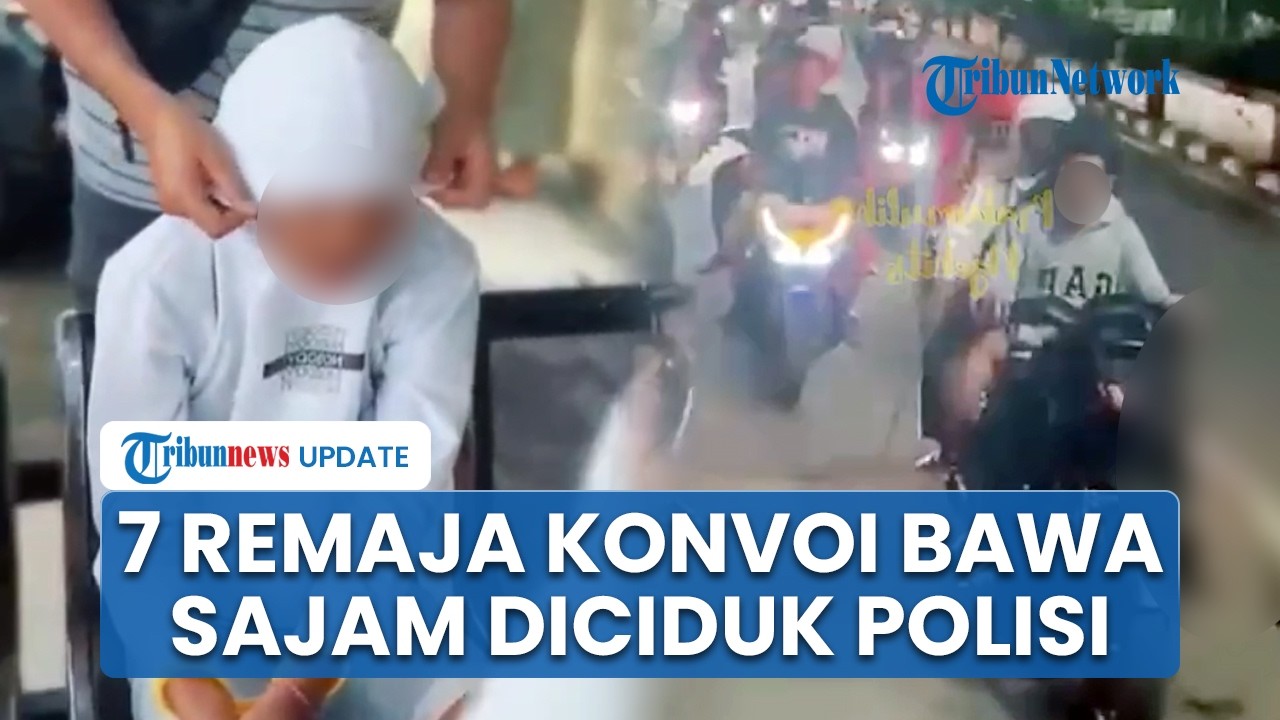 7 Remaja Sok Jagoan di Prabumulih Berujung Ditangkap Polisi usai Konvoi Bersajam saat Bulan Puasa