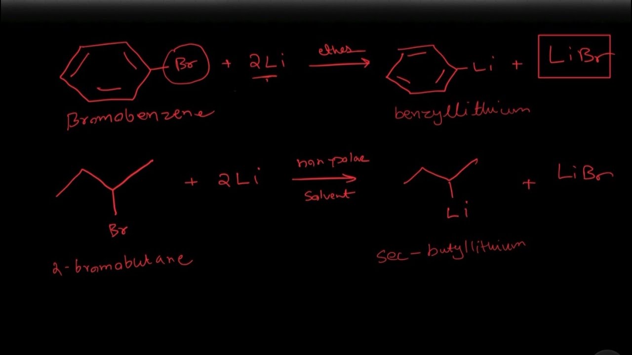 Organolithium synthesis and practice problems