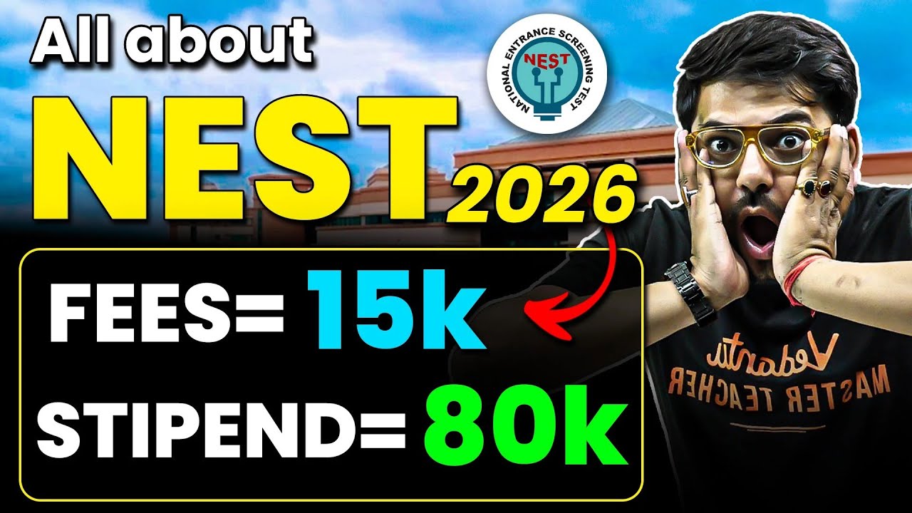 All About NEST Exam 2026 | Exam Date, Eligibility, Exam Pattern, Syllabus | Harsh Sir‪