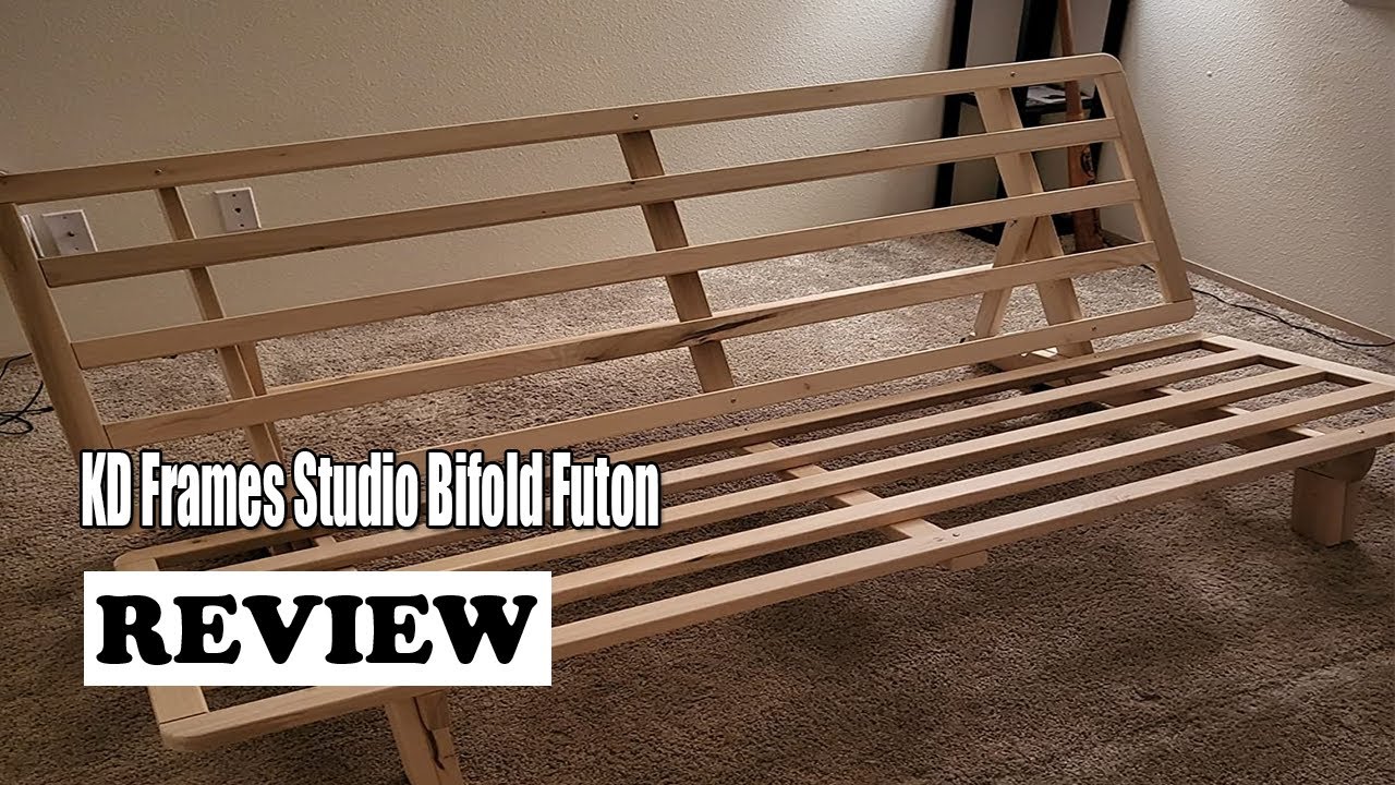 KD Frames Studio Bifold Futon Review 2024 - Good For Guest Bed