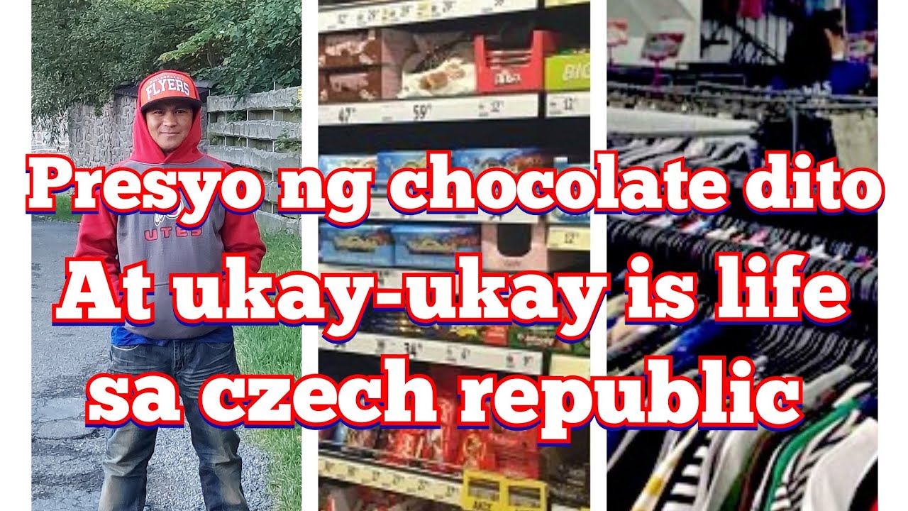 presyo ng mga chocolate at ukay-ukay is life dito sa czech republic @yhobsta10