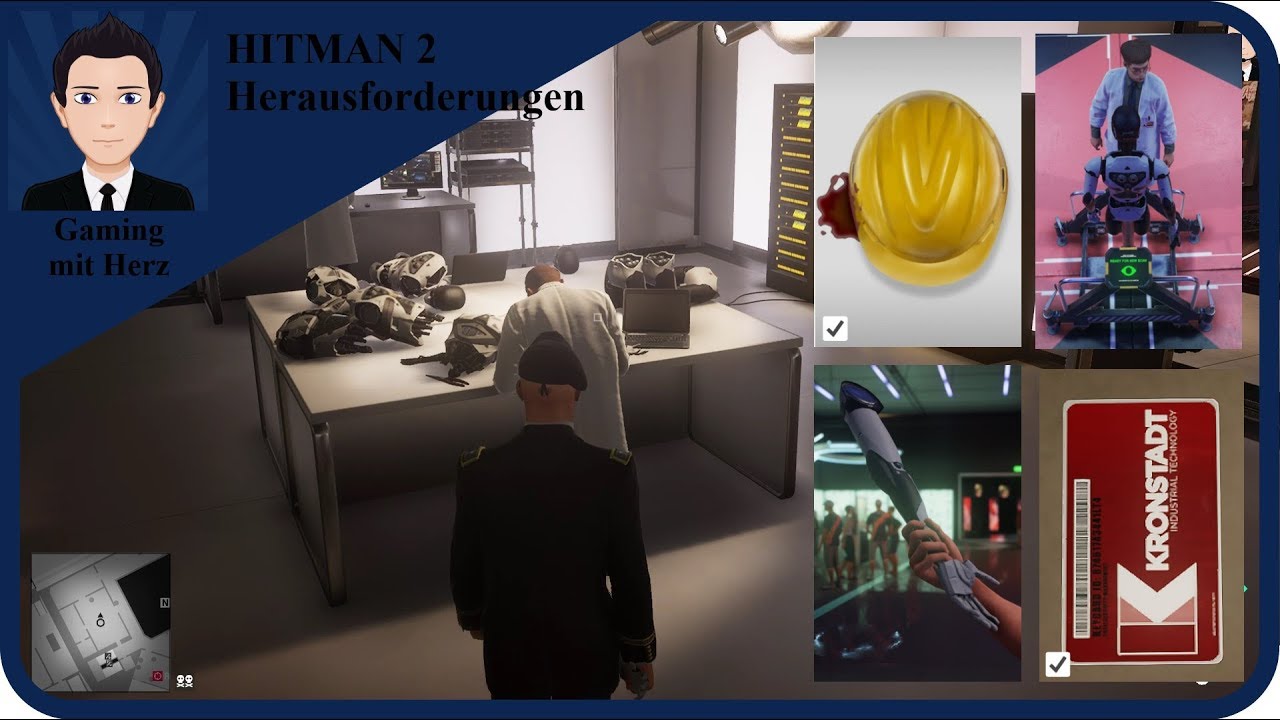 HITMAN 2 ♦ Miami ♦ Herausforderungen ♦ Einarmiger Killer, gründliche Vorführung