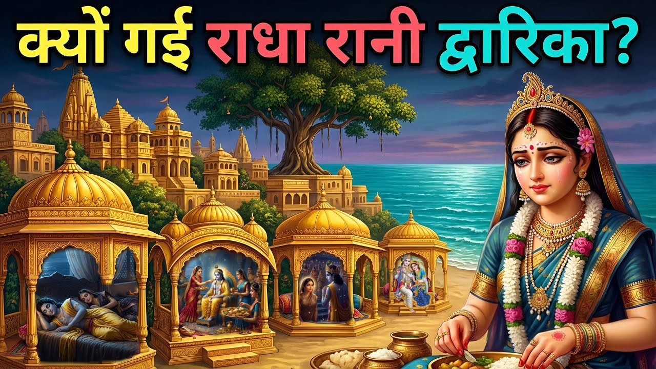 जानिए क्या हुआ जब राधा रानी द्वारिका गईं? WHAT HAPPENED WHEN RADHA RANI WENT TO DWARKA. @Bhakti 