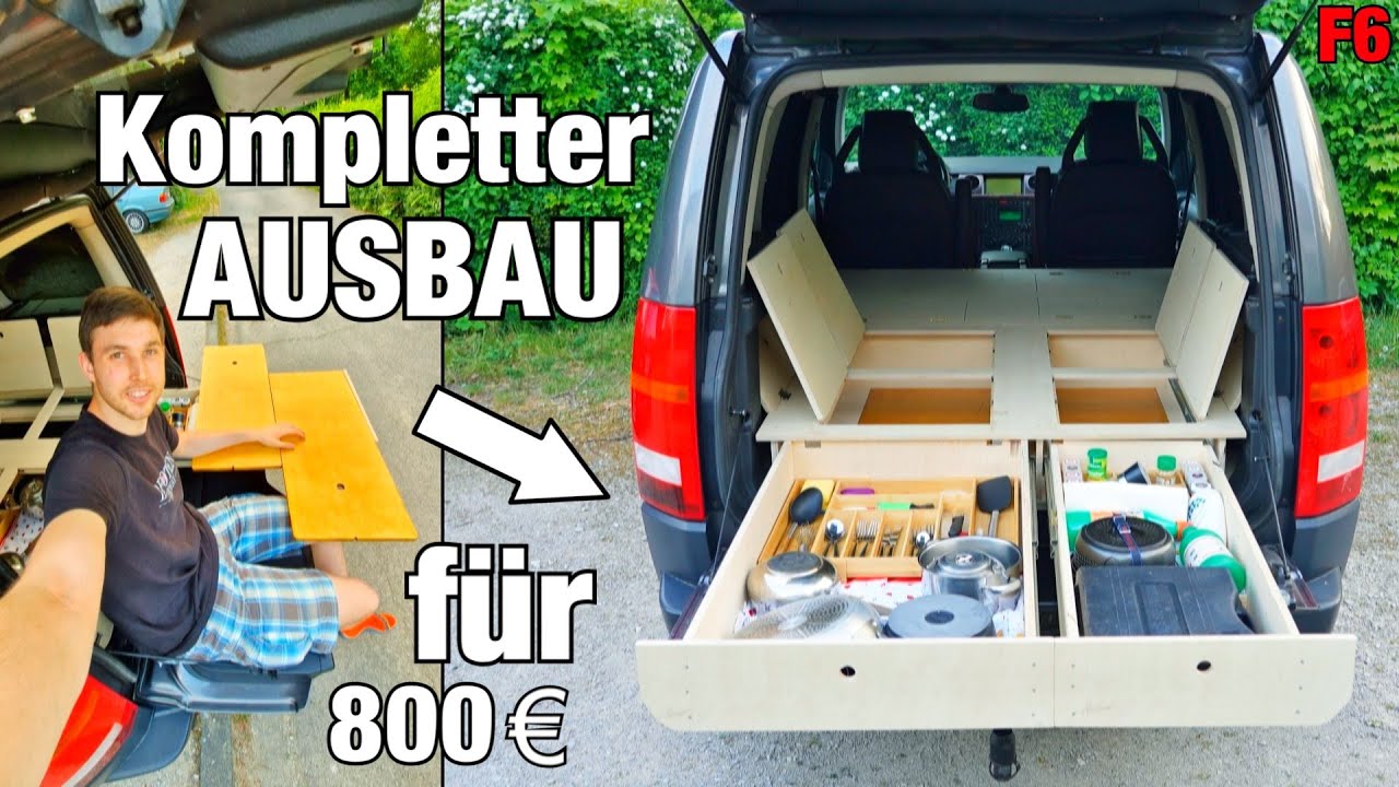 Holz INNENAUSBAU für 800€ im 4x4 Camper