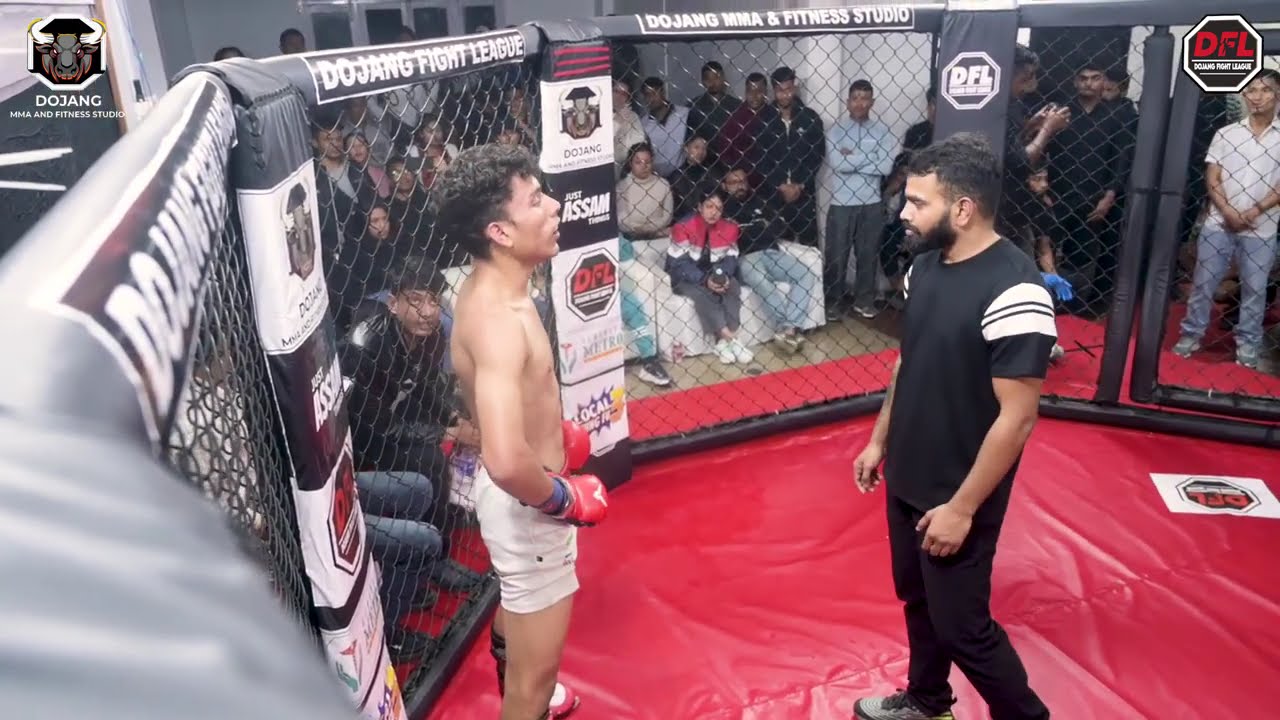 DIPEN ( Hillside mma) vs DONBOK ( Team Revolution)Flyweight bout at DFL tryout 1.0- Full Fight video