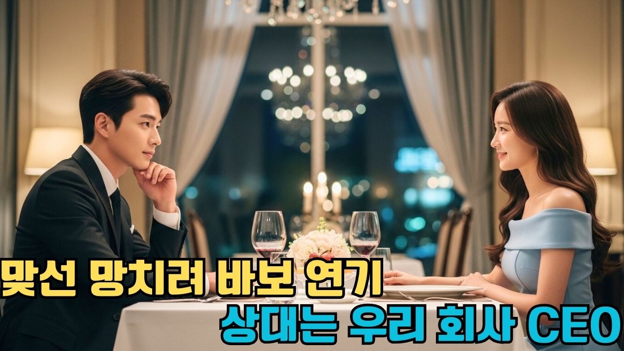 [ 사연 ] 맞선 파투 내려고 완벽한 '바보' 연기를 펼쳤다... 그런데 내 앞의 남자가 우리 회사 총괄 대표님! #drama #CEO로맨스