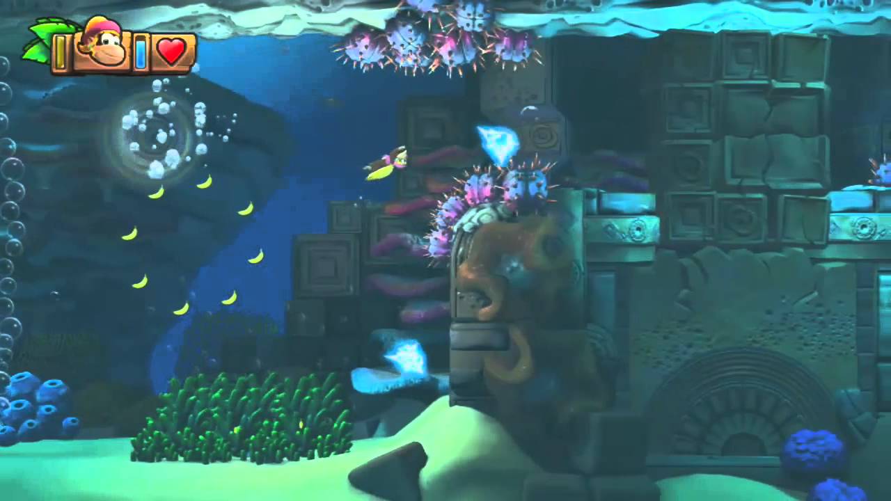 Donkey Kong Country Tropical Freeze - 4-1 Playa del Kong - Extraschwer