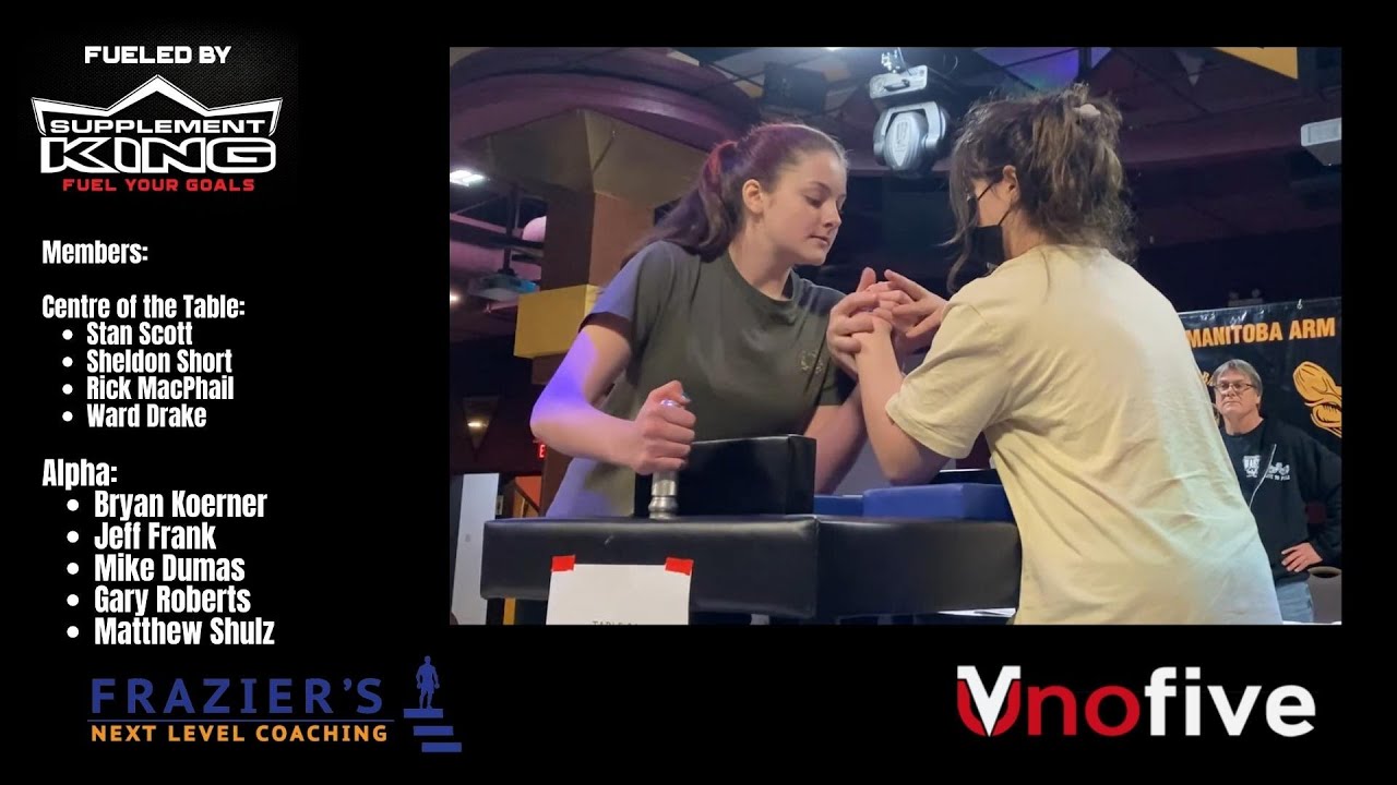 Jordyn Espey - Left hand girls youth finals - Manitoba Armwrestling Championship