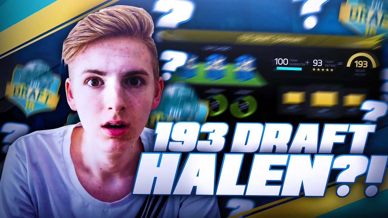 IK WIL DIE 193 FUT DRAFT! - FIFA 16 NEDERLANDS