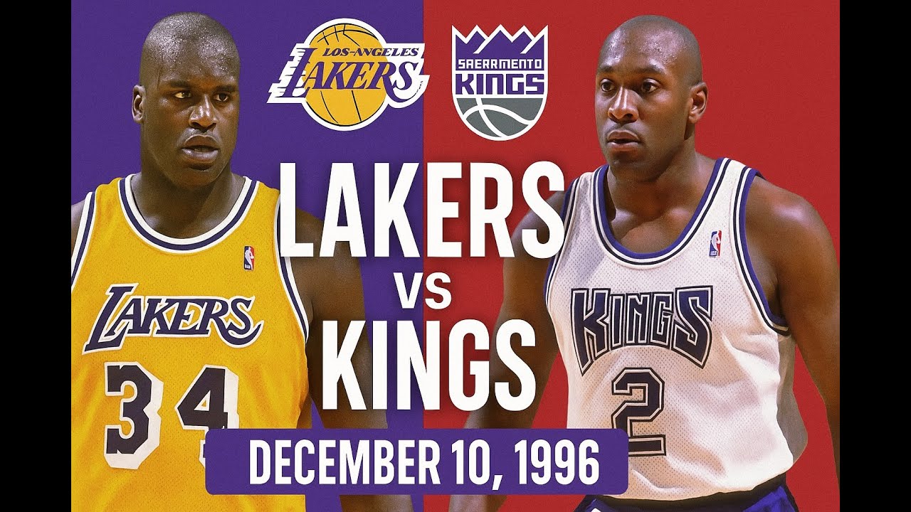 12/10/1996 Lakers vs. Kings Kobe Bryant Full game