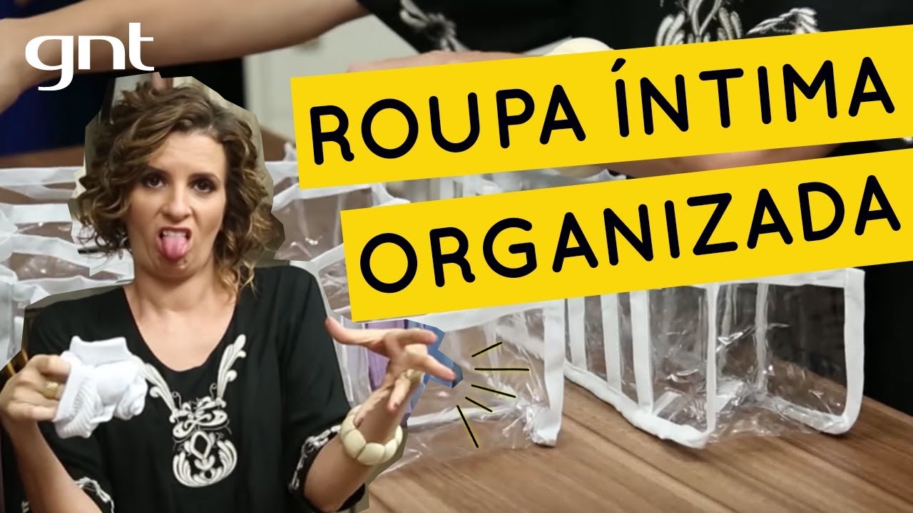 Como organizar roupas íntimas na gaveta | Dica de Organização | Micaela Góes