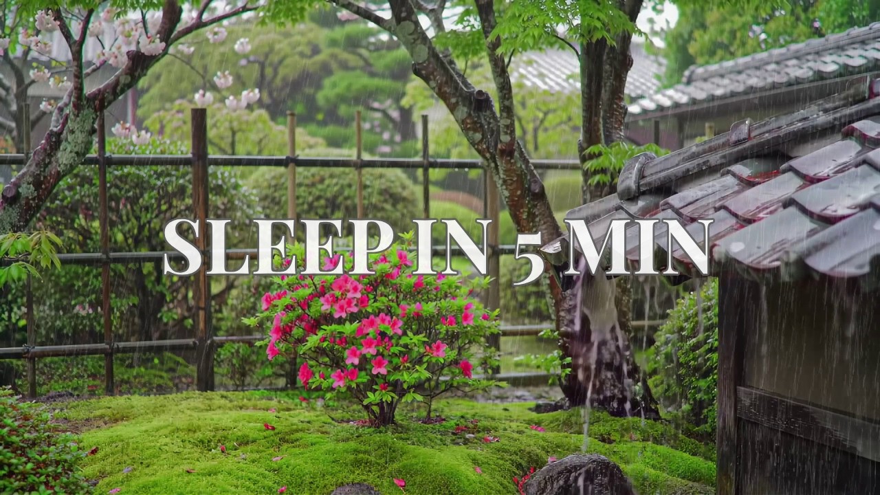 12 Hours Incredibly Peaceful Heavy Rain Drip at a Mountain Cabin to Stop Thinking Now