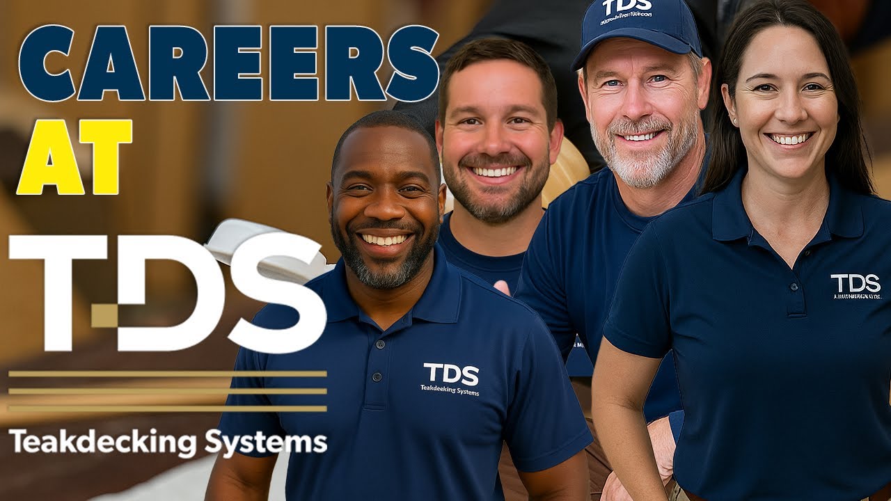 Craftsmanship. Culture. Opportunity. | Careers at Teakdecking Systems (Official Video)