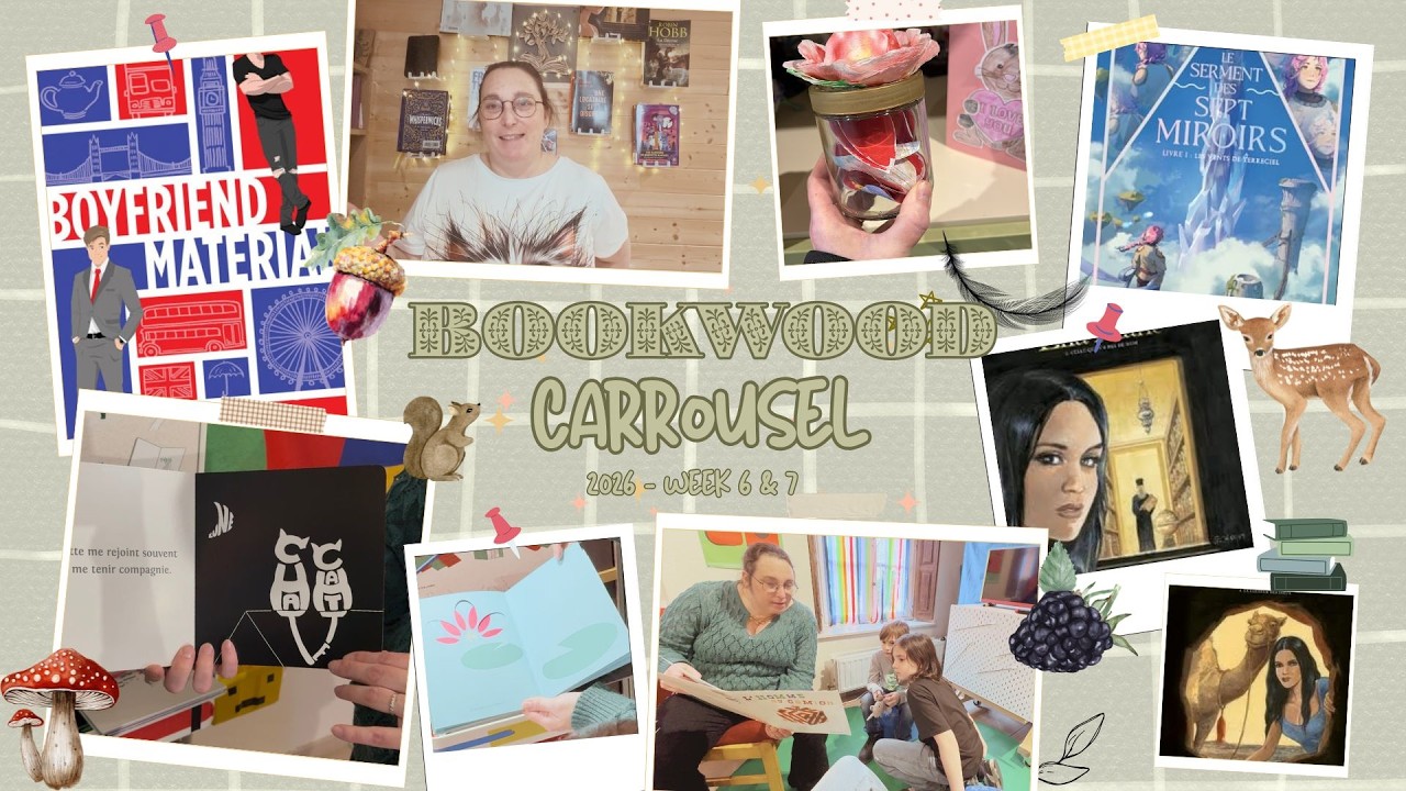 biweekly reading vlog: books read, library visit, TBRathon, book inspired craft