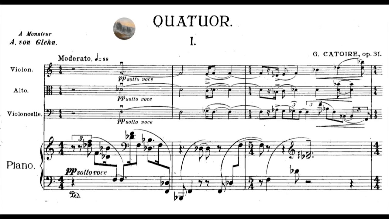 Georgy Catoire – Piano Quartet, Op. 31 (1916)