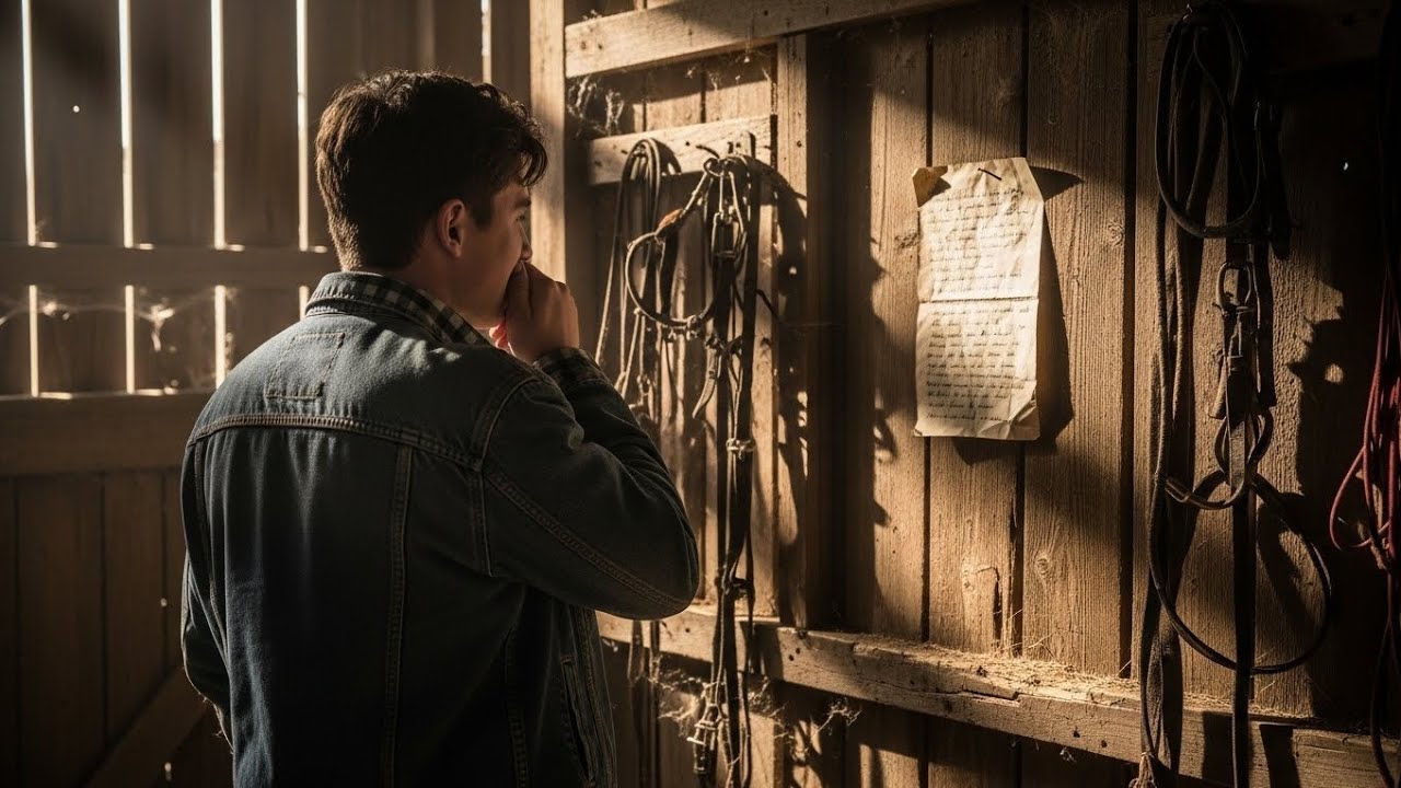 After aging out of foster care, I drove to a forgotten ranch — the letter in the barn made me sob