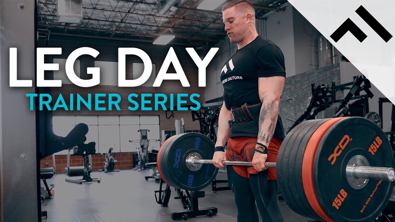 Leg Workout Athlete Style (Rest Pause for Strength) | Trainer Series