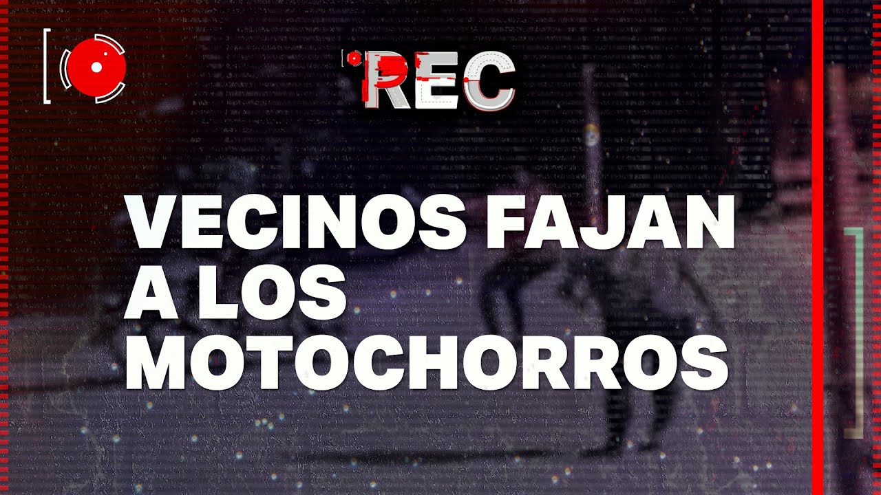 VECINOS FAJARON A LOS MOTOCHORROS - LO BALEAN Y CHOCA CUANDO ESCAPA 🔴REC
