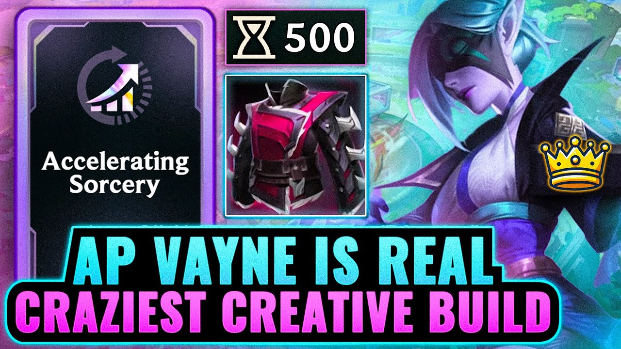 Crazy Creative AP Vayne Build: Reverberation + Condemn Burst Synergy | League Arena Gameplay