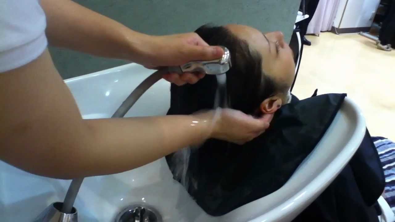 How to shampoo in Japanese style