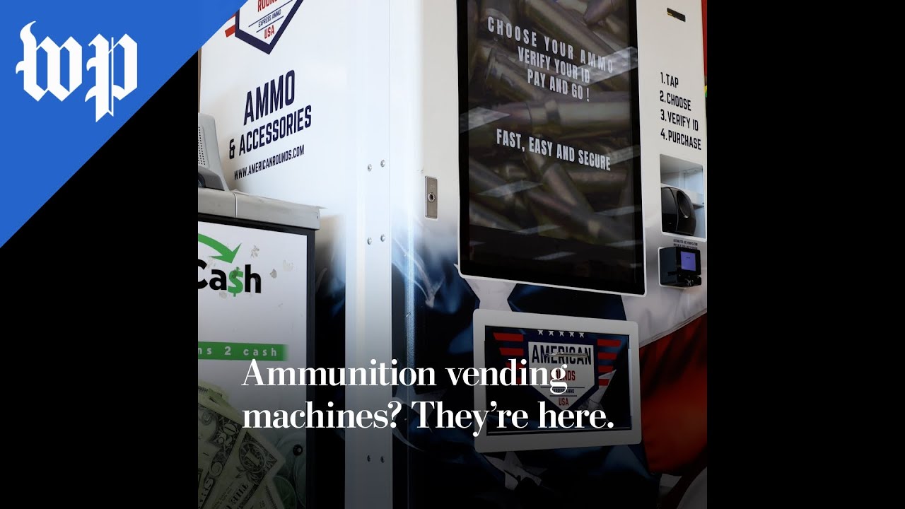 Ammunition vending machines? They're here.