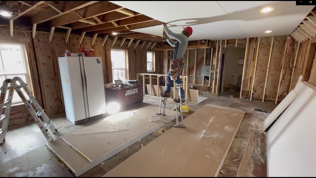 Star Showcase Home Sheetrock fencing and doors