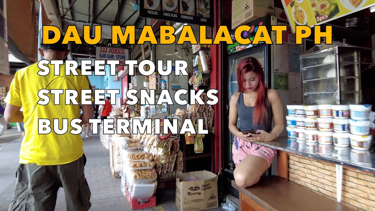 Dau Mabalacat City Street Tour, Street Snacks, Bus Terminal