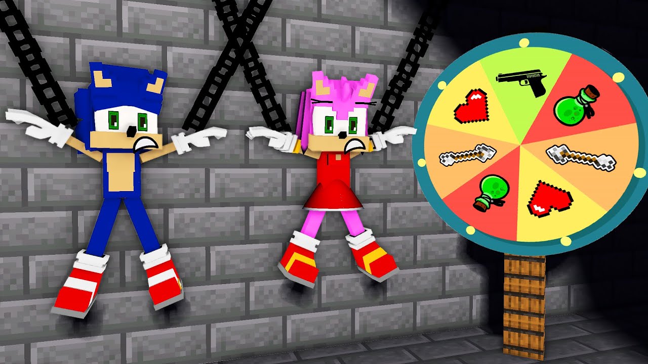 Sonic Prime and Amy - The Wheel of Fortune Sad Ending - FNF Minecraft Animation