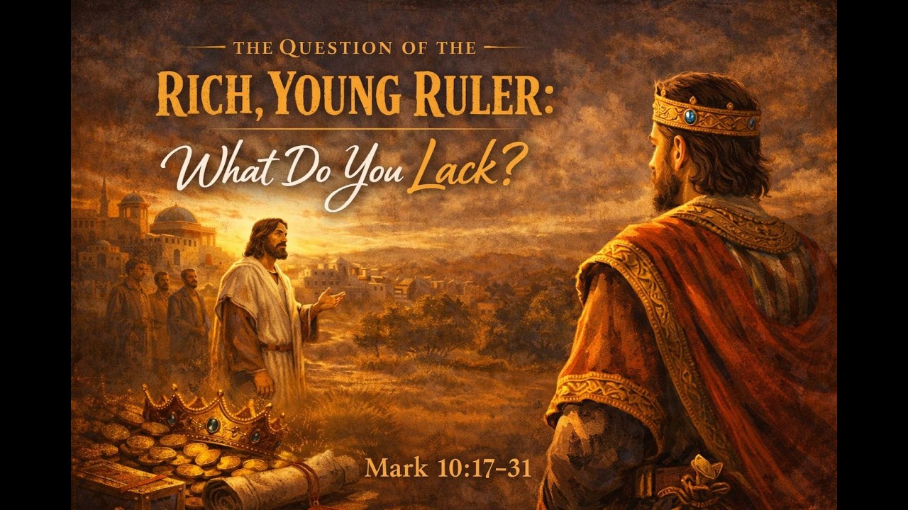 The Question Of The Rich Young Ruler: What Do You Lack? | Mark 10:17-31 | Pastor JT Harper