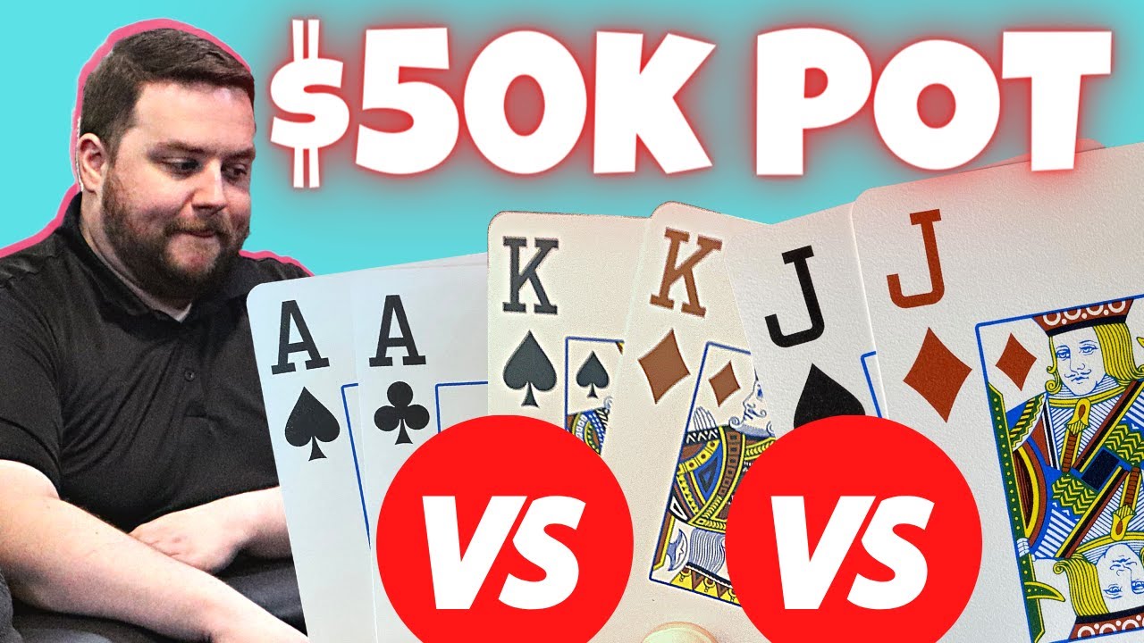 Insane Run of Massive Poker Pots in REAL High Stakes Cash Card Game